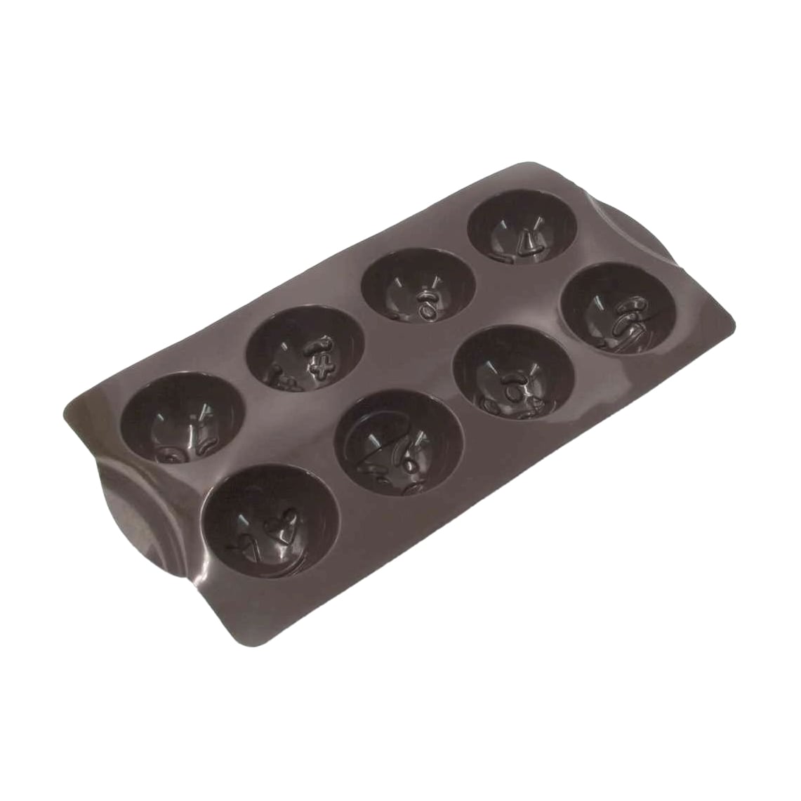 Форма для випічки кексів Lessner Chef Choco прямокутна, на 8 штук, 33*17.5*3 см (10244)